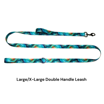 Arctic Cosmos Double Handle Leash