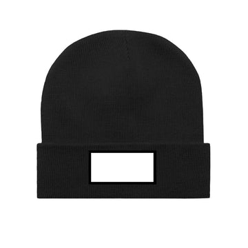 Custom Black Beanie