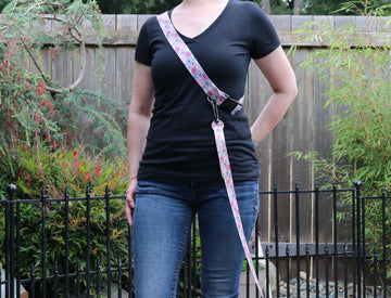 Blooming Elegance Handsfree Leash Attachment