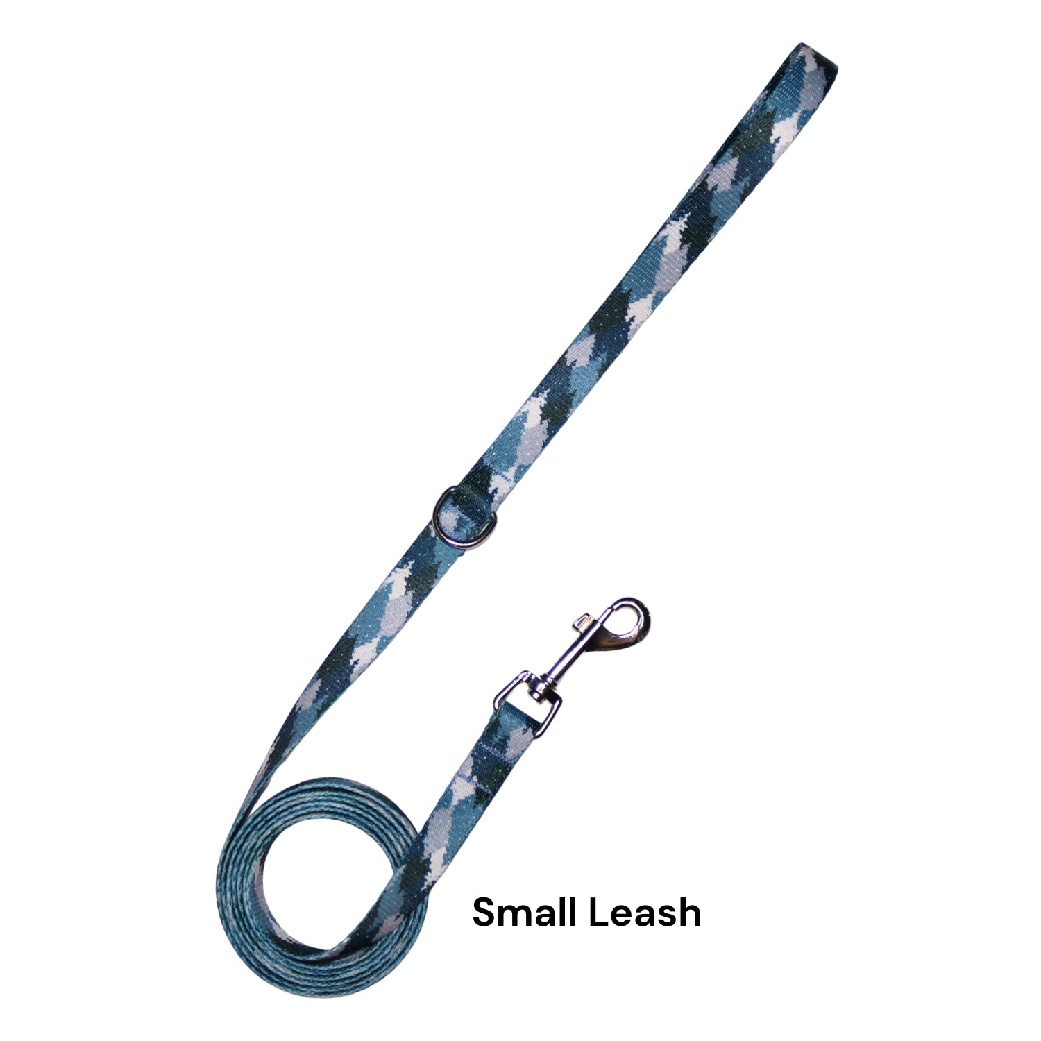 Small leash with blue and white pattern 