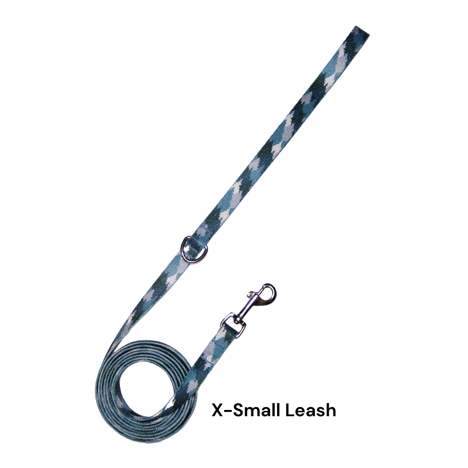 Blue camouflage dog leash 