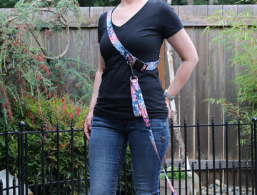 Cherry Blossom Dreams Handsfree Leash Attachment