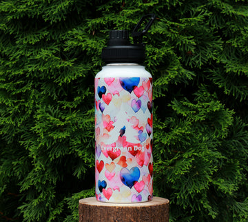 Dancing Hearts 32oz. Water Bottle