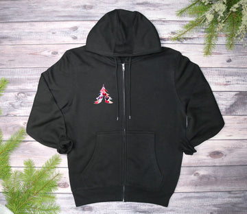 Dancing Hearts Midweight Zip-Up Hoodie