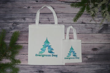 Foggy Morning Canvas Totes