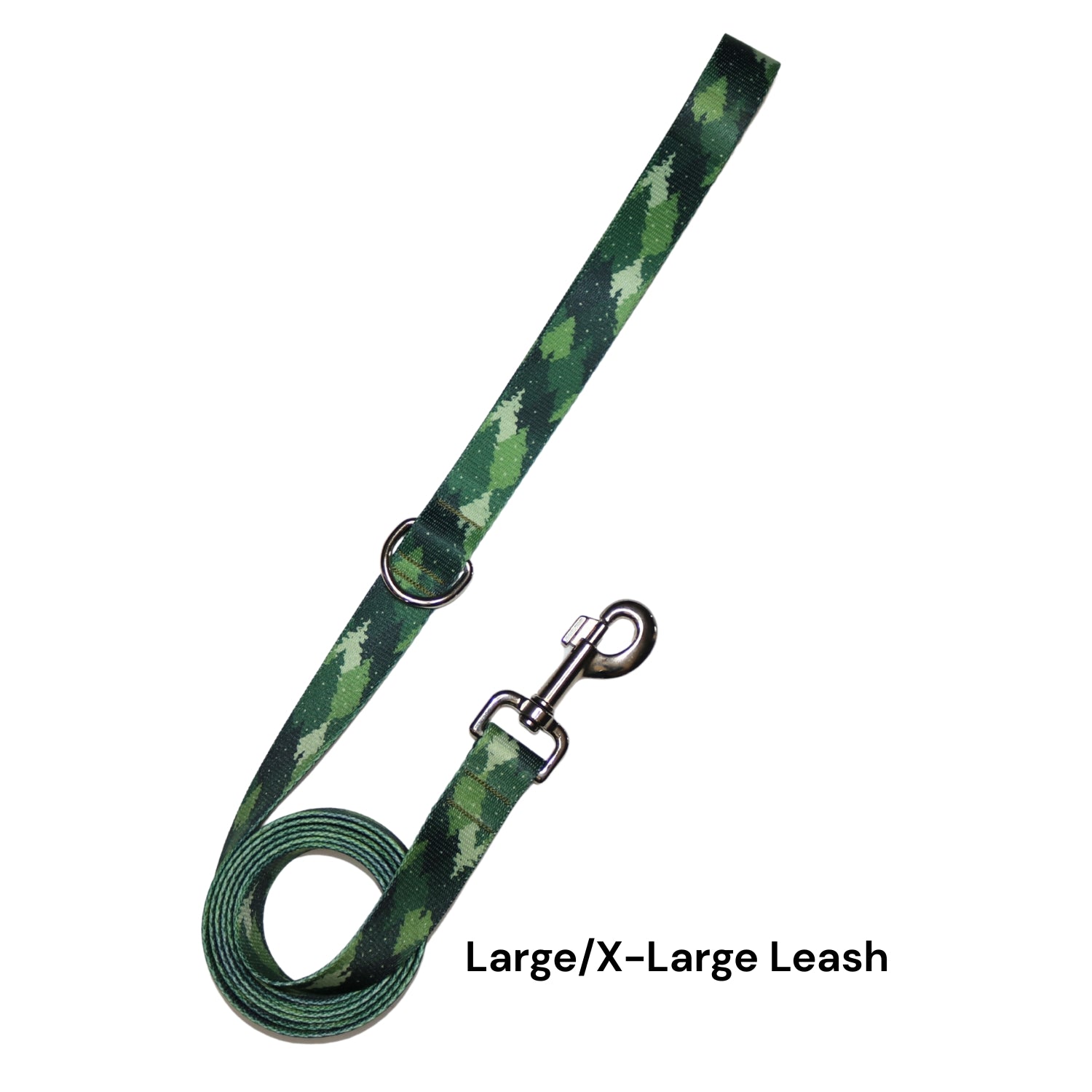 Green camouflage dog leash