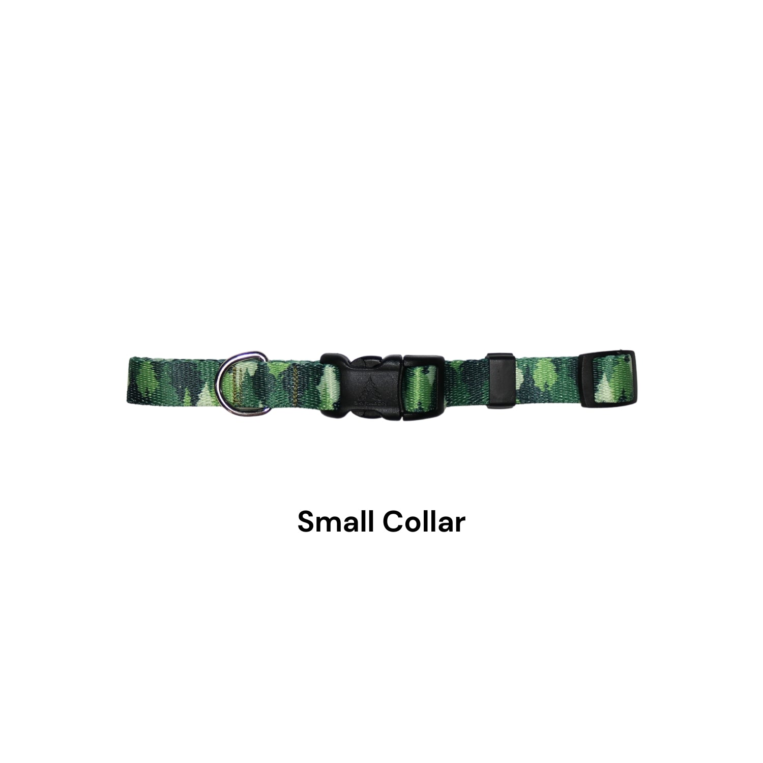 Green camouflage dog collar
