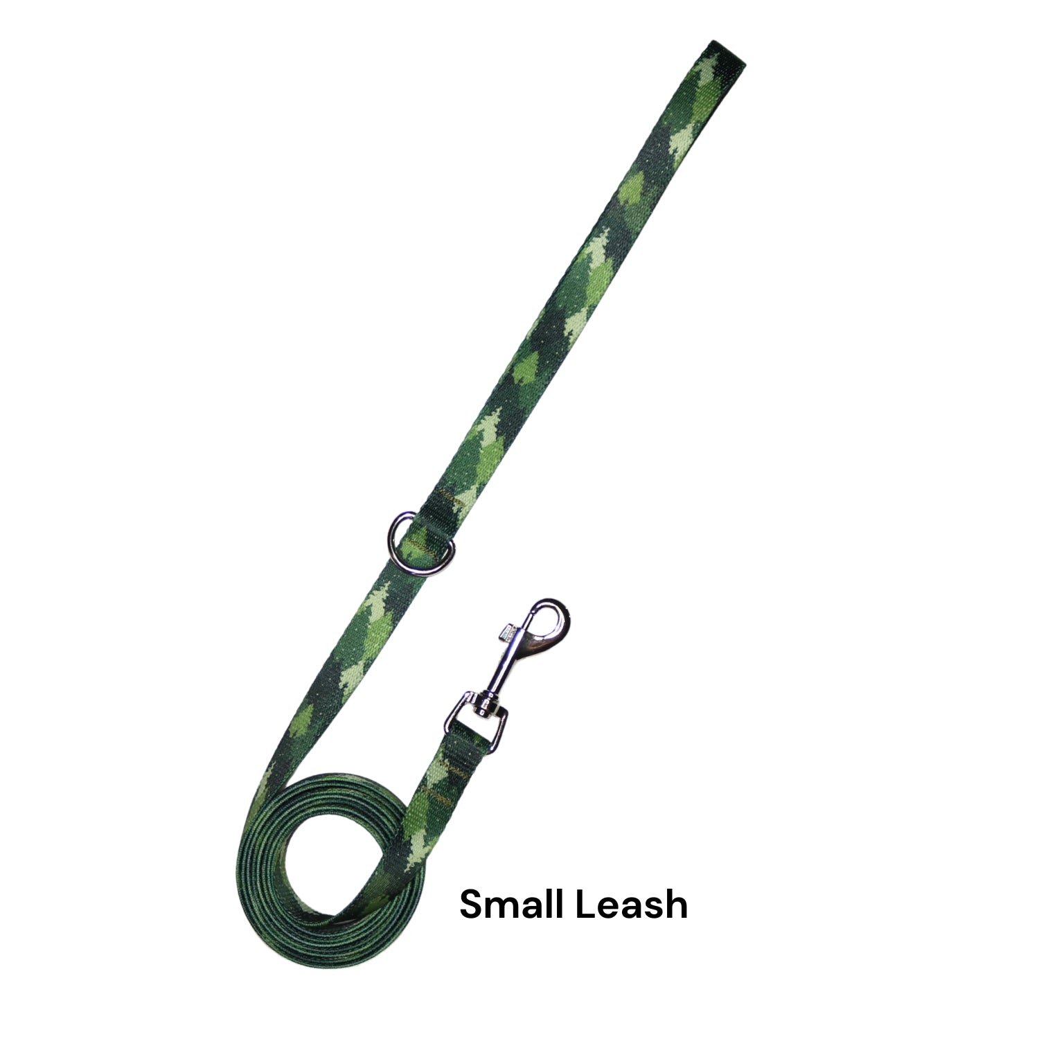 Green camouflage dog leash