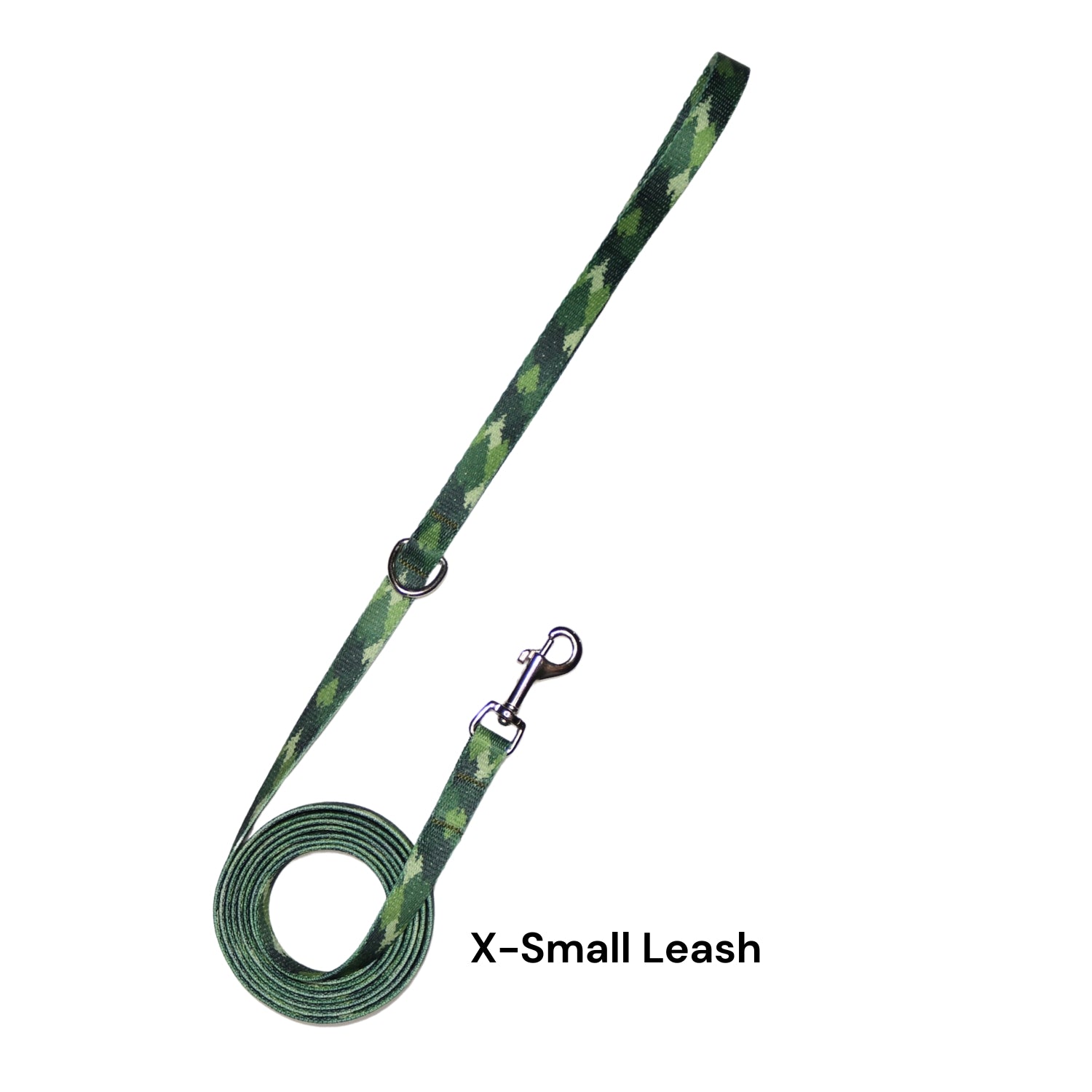 Green camouflage dog leash 