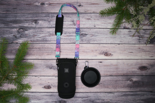 Playful Drips Crossbody Water Bottle Holder