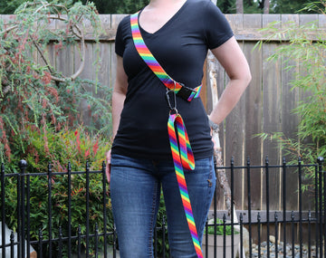 Pride Rainbow Handsfree leash Attachment