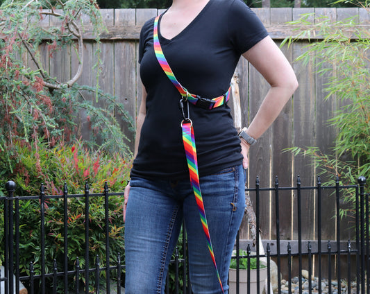 Pride Rainbow Handsfree leash Attachment