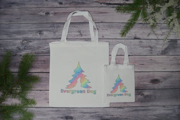 Rainbow Leopard Canvas Totes