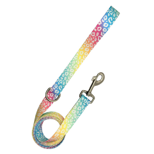 Rainbow Leopard Leash