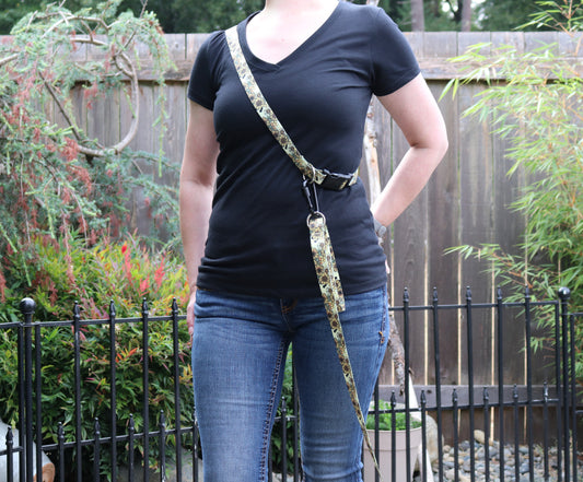 Sunflowers & Honey Handsfree Leash Attachment