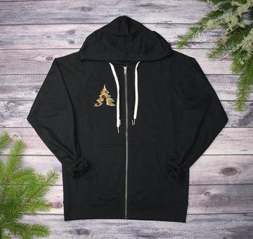 Sunflowers & Honey Lightweight Terry Zip-Up Hoodie