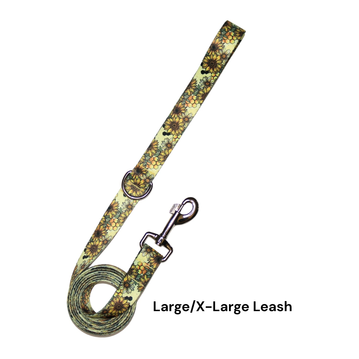 Floral patterned dog leash 