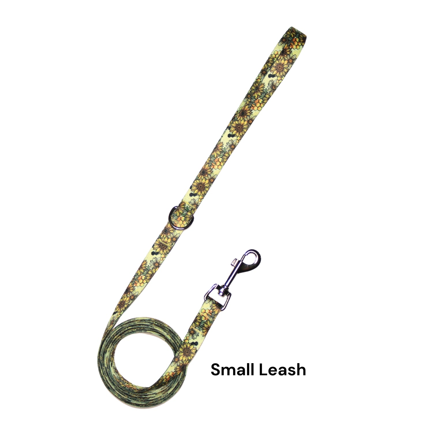 Small leash with floral pattern
