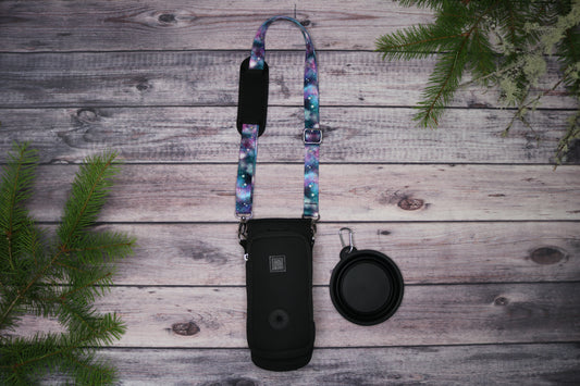 Twilight Galaxy Crossbody Water Bottle Holder
