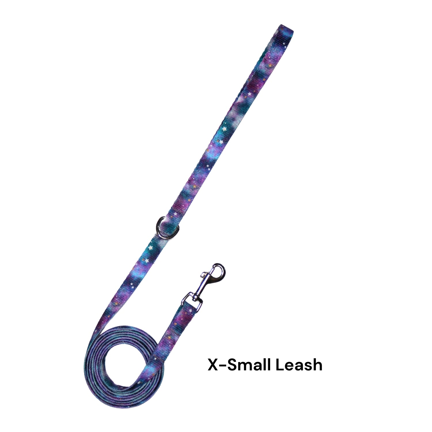 X-Small leash with galaxy pattern